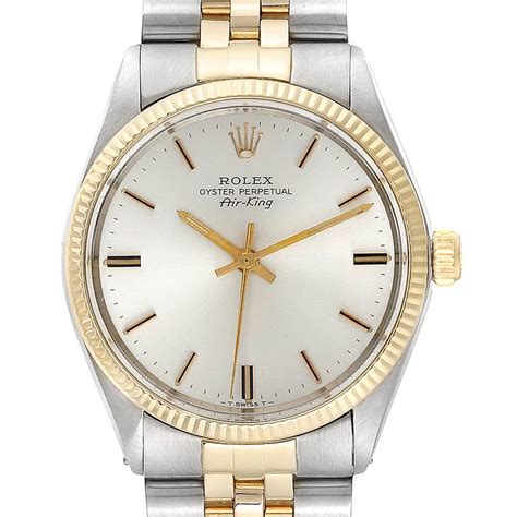 rolex air king yellow face